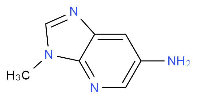 3-methyl-3H-imidazo[4,5-b]pyridin-6-amine_分子结构_CAS_1186310-95-1