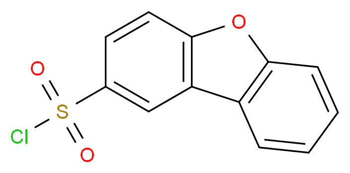 8-oxatricyclo[7.4.0.0^{2,7}]trideca-1(13),2,4,6,9,11-hexaene-4-sulfonyl chloride_分子结构_CAS_23602-98-4