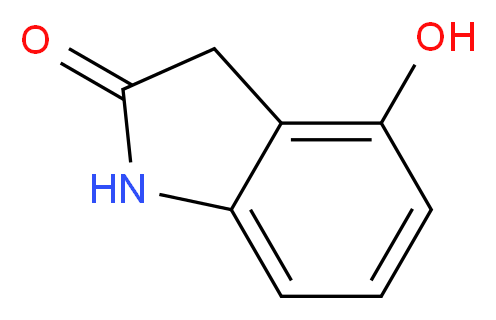 4-hydroxy-2,3-dihydro-1H-indol-2-one_分子结构_CAS_13402-55-6