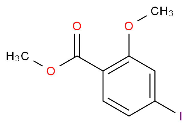 4-碘-2-甲氧基苯甲酸甲酯_分子结构_CAS_148490-97-5)