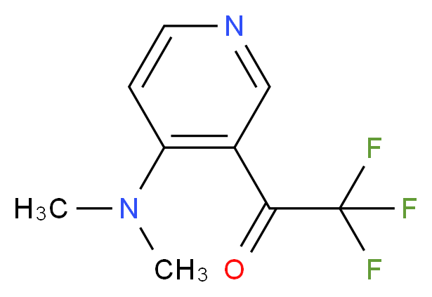 1-(4-(DiMethylaMino)pyridin-3-yl)-2,2,2-trifluoroethanone_分子结构_CAS_230305-72-3)