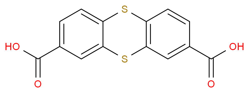 thianthrene-2,8-dicarboxylic acid_分子结构_CAS_154341-97-6