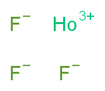 holmium(3+) ion trifluoride_分子结构_CAS_13760-78-6