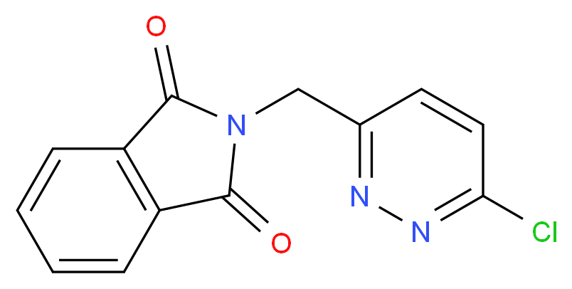2-((6-Chloropyridazin-3-yl)methyl)isoindoline-1,3-dione_分子结构_CAS_948996-03-0)