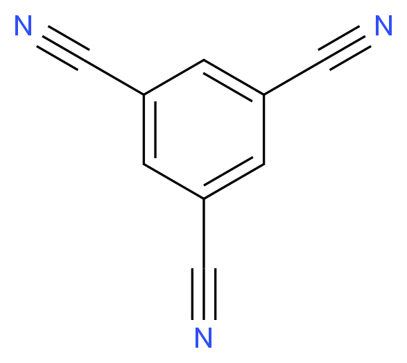 1,3,5-Tricyanobenzene_分子结构_CAS_88830-25-5)
