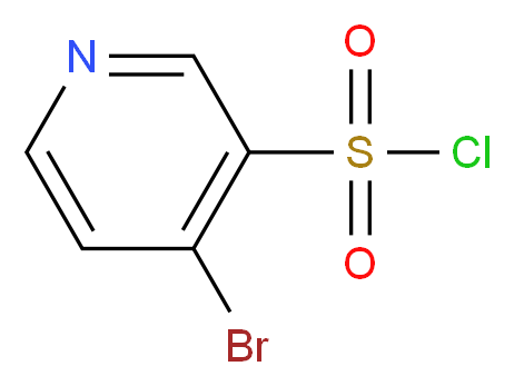 4-bromopyridine-3-sulfonyl chloride_分子结构_CAS_1060808-89-0