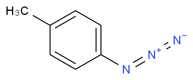 p-叠氮甲苯 溶液_分子结构_CAS_2101-86-2)