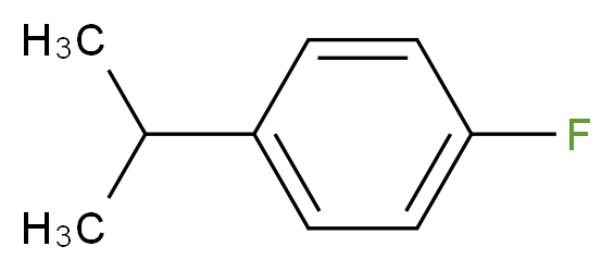 1-Fluoro-4-isopropylbenzene_分子结构_CAS_403-39-4)