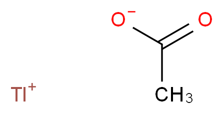 醋酸铊(I)_分子结构_CAS_563-68-8)