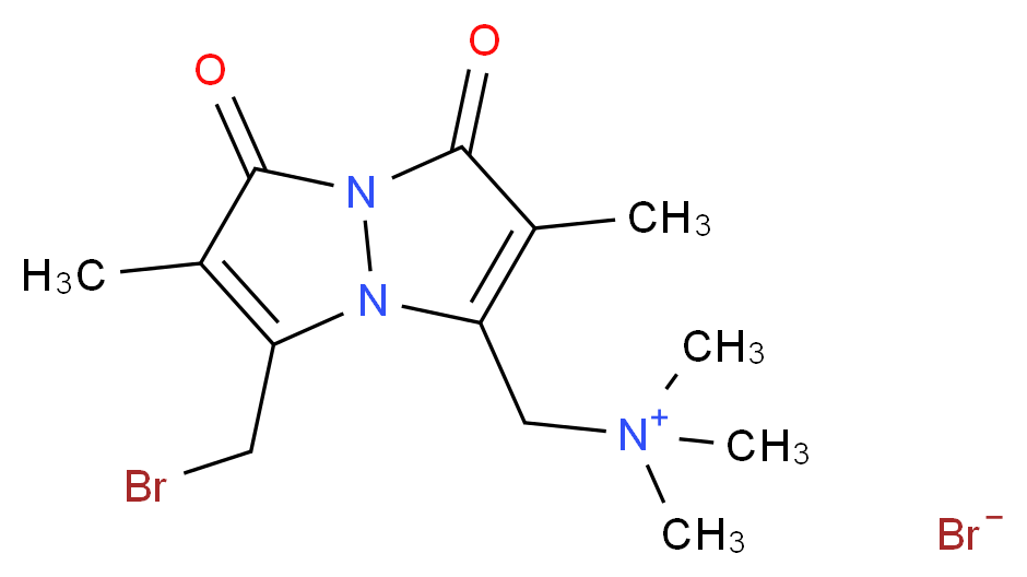 Bromotrimethylammoniumbimane Bromide_分子结构_CAS_71418-45-6)