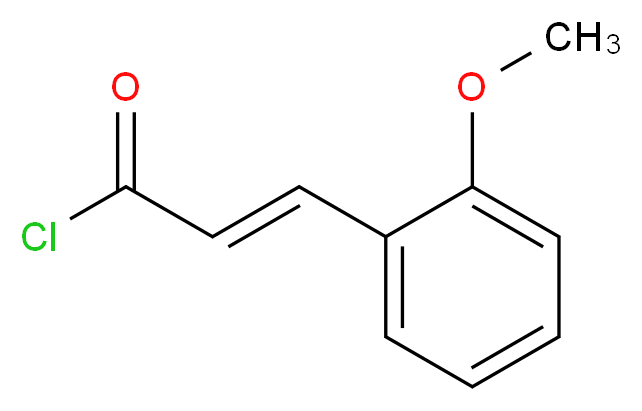 (2E)-3-(2-methoxyphenyl)prop-2-enoyl chloride_分子结构_CAS_15851-91-9