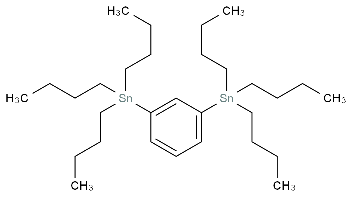 1,3-双(三丁基甲锡烷基)苯_分子结构_CAS_24344-61-4)