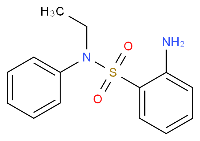 2-氨基-N-乙基-N-苯基苯磺酰胺_分子结构_CAS_81-10-7)