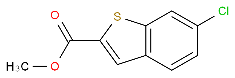 Methyl 6-chlorobenzo[b]thiophene-2-carboxylate_分子结构_CAS_104795-85-9)