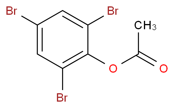 2,4,6-tribromophenyl acetate_分子结构_CAS_102932-09-2