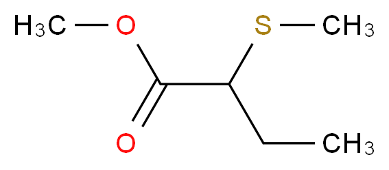 2-(甲基硫代)丁酸甲酯_分子结构_CAS_51534-66-8)