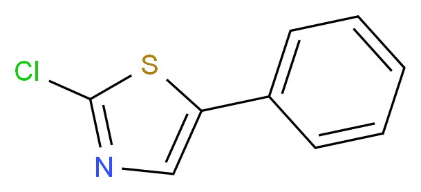 2-chloro-5-phenyl-1,3-thiazole_分子结构_CAS_)