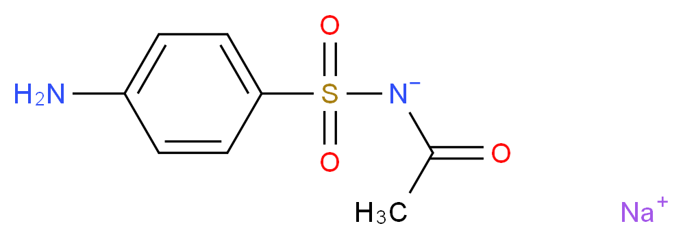 Sulfacetamide Sodium_分子结构_CAS_127-56-0)