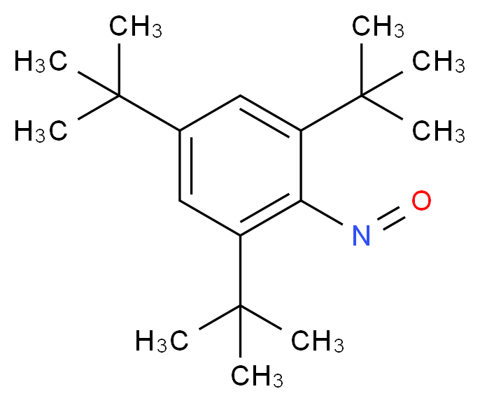 1,3,5-tri-tert-butyl-2-nitrosobenzene_分子结构_CAS_24973-59-9