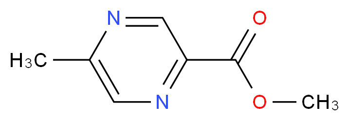 methyl 5-methylpyrazine-2-carboxylate_分子结构_CAS_41110-33-2