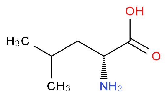 (2R)-2-amino-4-methylpentanoic acid_分子结构_CAS_328-38-1