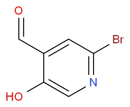 2-bromo-5-hydroxypyridine-4-carbaldehyde_分子结构_CAS_1196145-13-7