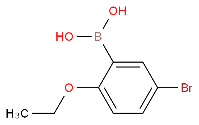 5-溴-2-乙氧基苯基硼酸_分子结构_CAS_352525-82-7)