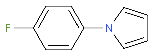 1-(4-fluorophenyl)-1H-pyrrole_分子结构_CAS_81329-31-9
