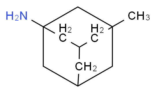 3-methyladamantan-1-amine_分子结构_CAS_33103-93-4