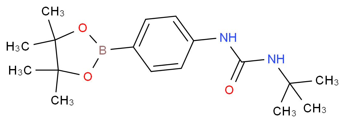 4-[(tert-Butylcarbamoyl)amino]benzeneboronic acid, pinacol ester 98%_分子结构_CAS_874297-78-6)