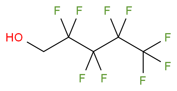 2,2,3,3,4,4,5,5,5-nonafluoropentan-1-ol_分子结构_CAS_355-28-2