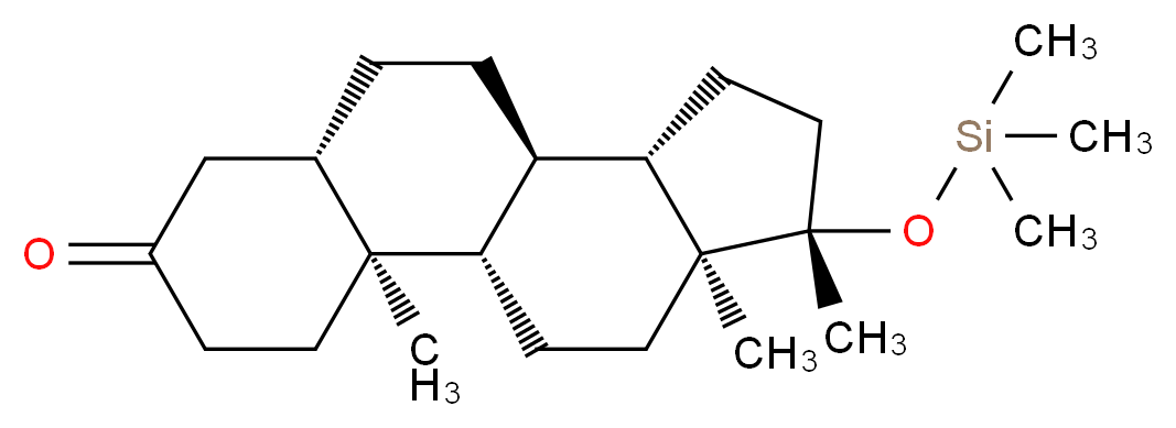 (1S,2S,7S,10R,11S,14S,15S)-2,14,15-trimethyl-14-[(trimethylsilyl)oxy]tetracyclo[8.7.0.0<sup>2</sup>,<sup>7</sup>.0<sup>1</sup><sup>1</sup>,<sup>1</sup><sup>5</sup>]heptadecan-5-one_分子结构_CAS_145760-86-7