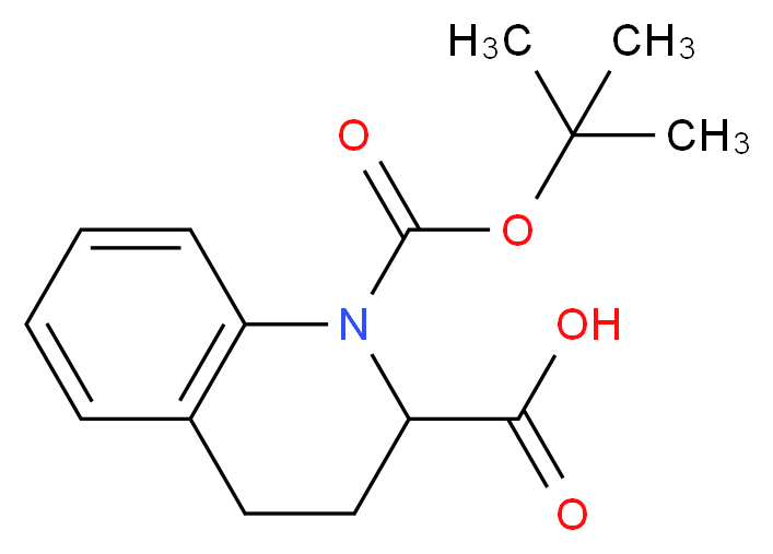 3,4-Dihydro-2H-quinoline-1,2-dicarboxylic acid 1-tert-butyl ester_分子结构_CAS_123811-87-0)