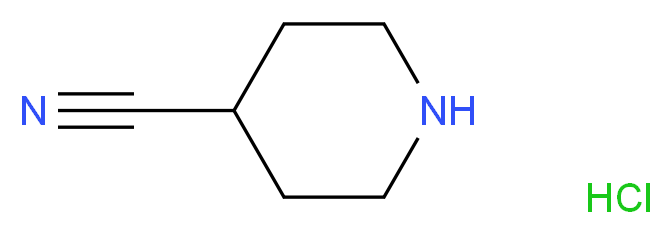 Piperidine-4-carbonitrile hydrochloride_分子结构_CAS_240401-22-3)