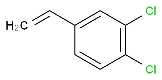 1,2-dichloro-4-ethenylbenzene_分子结构_CAS_2039-83-0