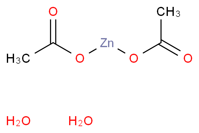 醋酸锌 二水合物_分子结构_CAS_5970-45-6)