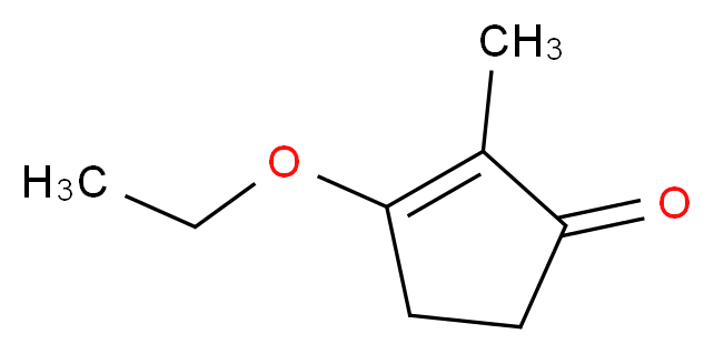 3-乙氧基-2-甲基-2-环戊烯酮_分子结构_CAS_25112-86-1)