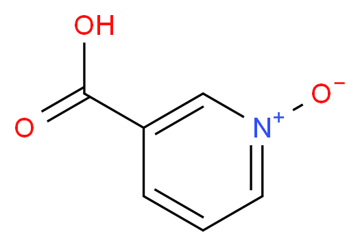 3-carboxypyridine 1-oxide_分子结构_CAS_)