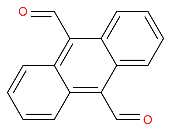 anthracene-9,10-dicarbaldehyde_分子结构_CAS_7044-91-9