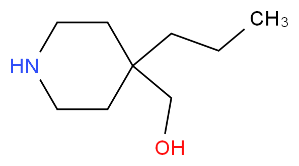 (4-propylpiperidin-4-yl)methanol_分子结构_CAS_1243250-07-8