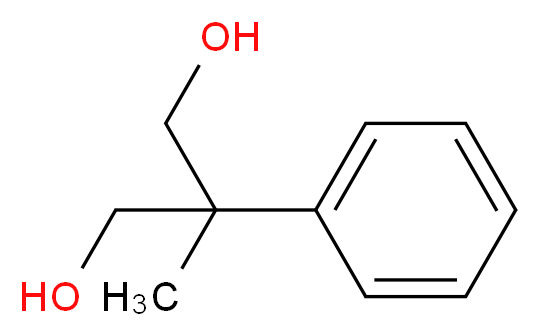 2-Methyl-2-phenyl-propane-1,3-diol_分子结构_CAS_24765-53-5)