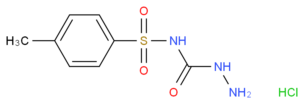 4-(4-Methylphenylsulfonyl)semicarbazide hydrochloride_分子结构_CAS_206761-77-5)