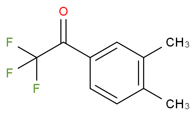 3',4'-DIMETHYL-2,2,2-TRIFLUOROACETOPHENONE_分子结构_CAS_75833-26-0)