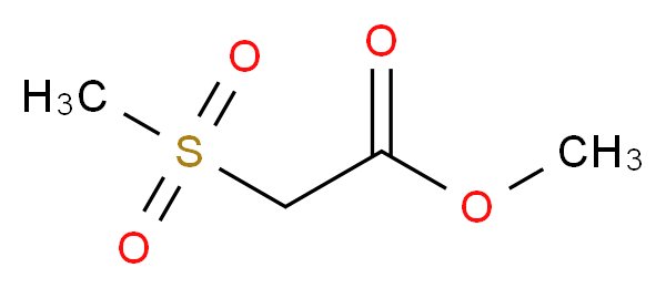 methyl 2-methanesulfonylacetate_分子结构_CAS_62020-09-1