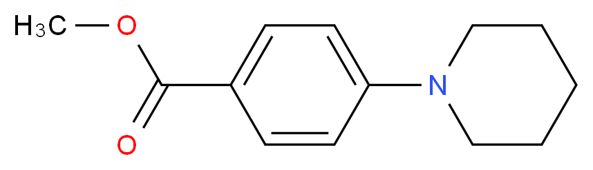 Methyl 4-(piperidin-1-yl)benzoate_分子结构_CAS_10338-58-6)