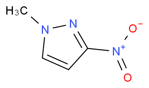 1-methyl-3-nitro-1H-pyrazole_分子结构_CAS_54210-32-1