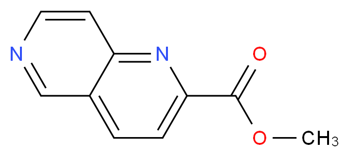 methyl 1,6-naphthyridine-2-carboxylate_分子结构_CAS_338760-63-7