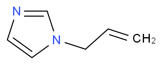 1-烯丙基咪唑_分子结构_CAS_31410-01-2)