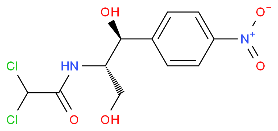 L-(+)-threo-Chloramphenicol_分子结构_CAS_134-90-7)