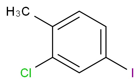 2-Chloro-4-iodotoluene_分子结构_CAS_83846-48-4)